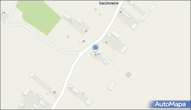 Saczkowce, Saczkowce, 31, mapa Saczkowce