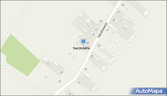 Saczkowce, Saczkowce, 37, mapa Saczkowce