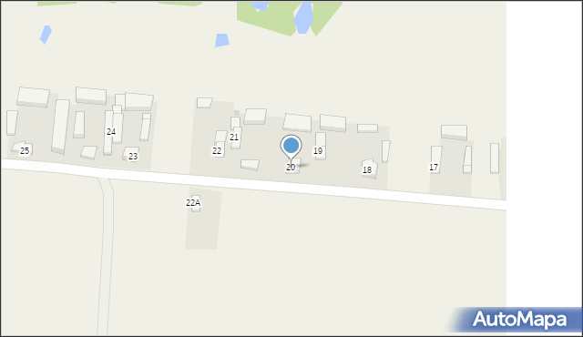 Saczyn, Saczyn, 20, mapa Saczyn