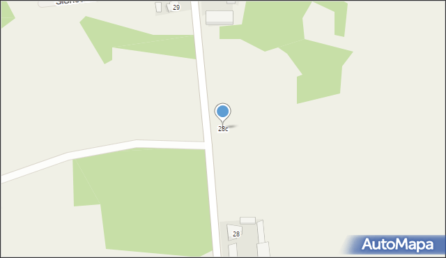 Saczyn, Saczyn, 28c, mapa Saczyn