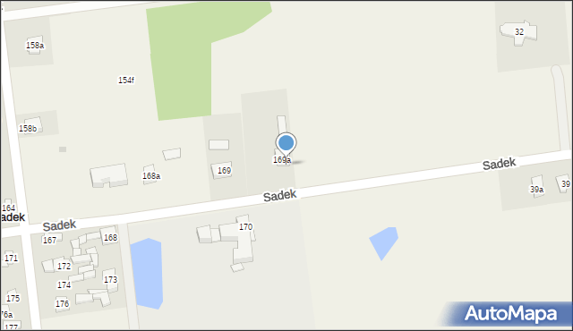 Sadek, Sadek, 170a, mapa Sadek