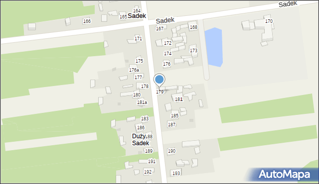 Sadek, Sadek, 179, mapa Sadek