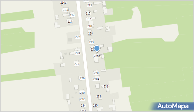 Sadek, Sadek, 225a, mapa Sadek