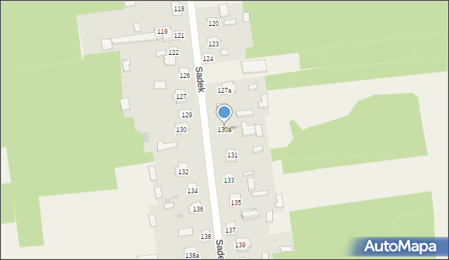 Sadek, Sadek, 130a, mapa Sadek
