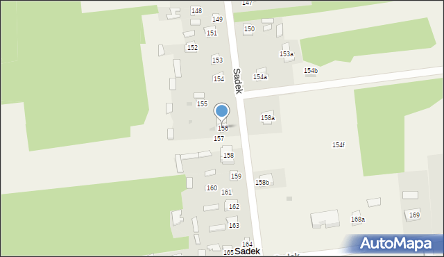 Sadek, Sadek, 156, mapa Sadek