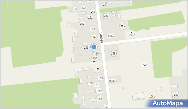 Sadek, Sadek, 156a, mapa Sadek