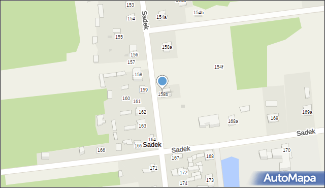 Sadek, Sadek, 158b, mapa Sadek