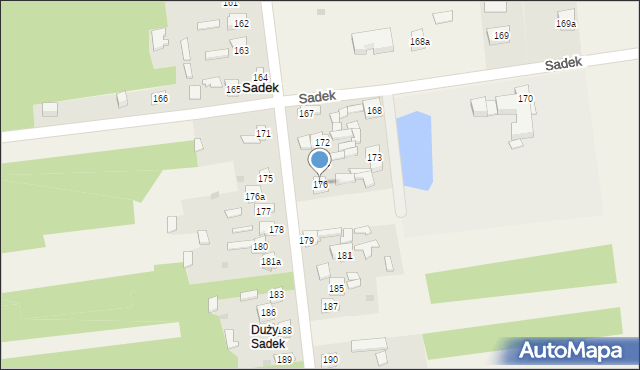 Sadek, Sadek, 176, mapa Sadek