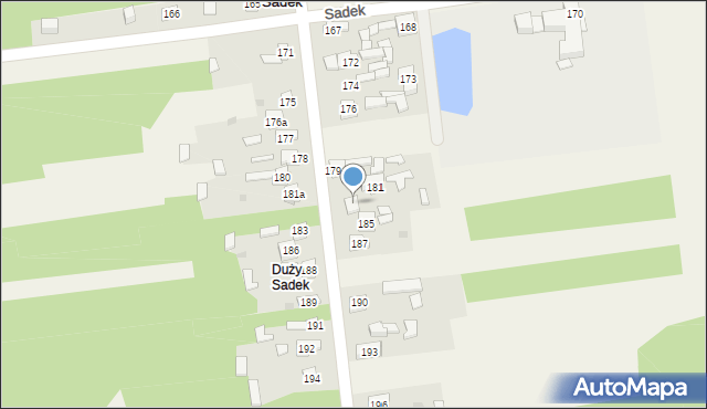 Sadek, Sadek, 182, mapa Sadek