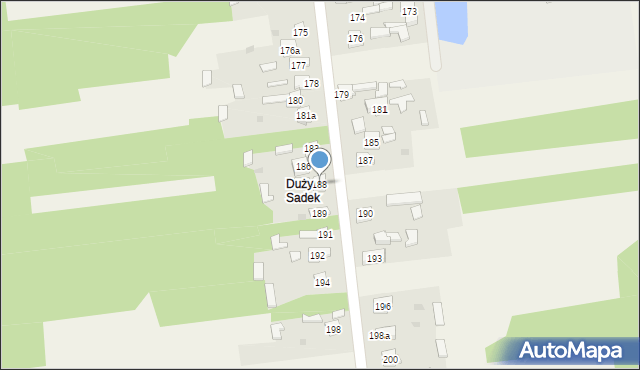 Sadek, Sadek, 188, mapa Sadek