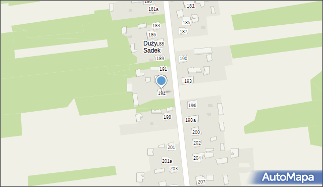 Sadek, Sadek, 194, mapa Sadek