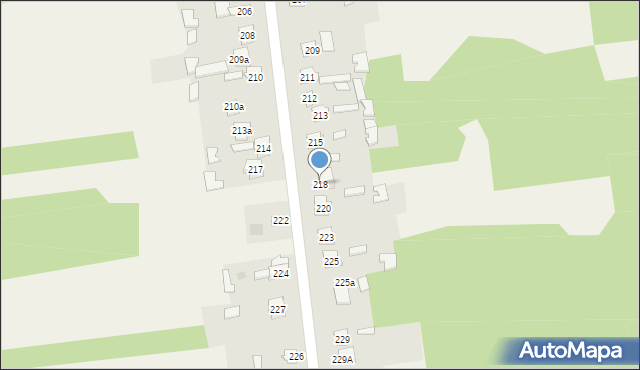 Sadek, Sadek, 218, mapa Sadek