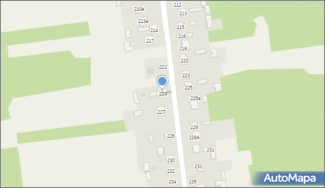 Sadek, Sadek, 224, mapa Sadek