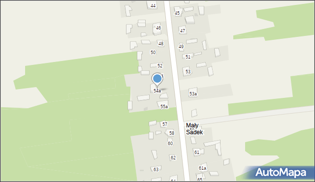 Sadek, Sadek, 54a, mapa Sadek