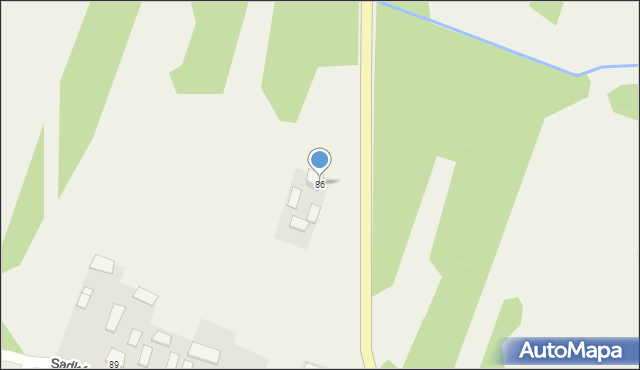 Sadków, Sadków, 86, mapa Sadków