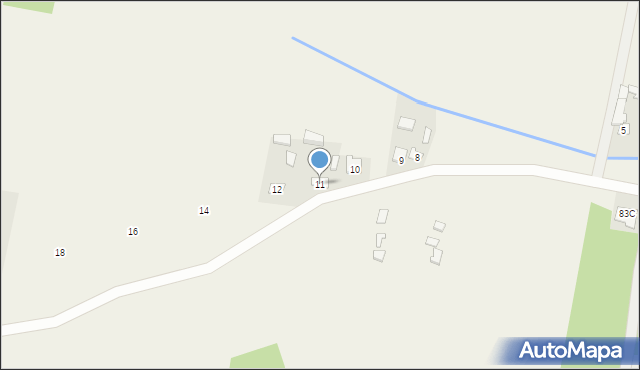 Sadków, Sadków, 11, mapa Sadków