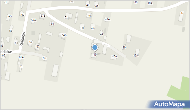 Sadków, Sadków, 45, mapa Sadków