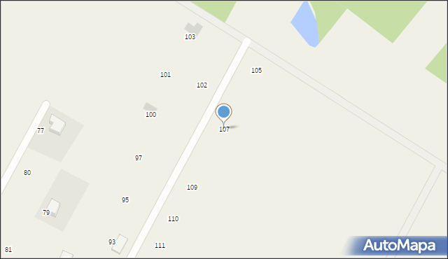 Sadków, Sadków, 107, mapa Sadków