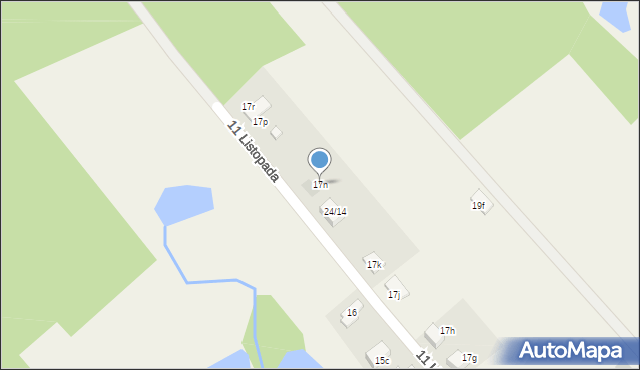 Sadków, Sadków, 17n, mapa Sadków