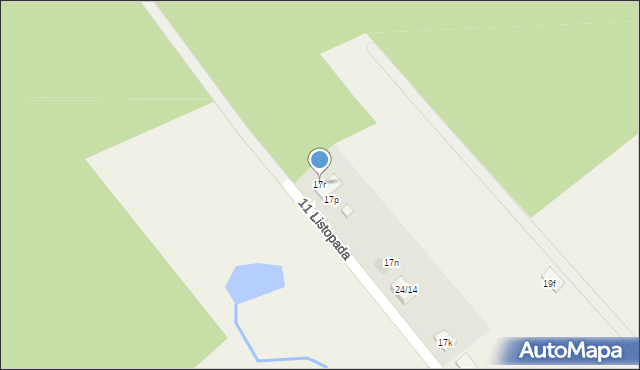 Sadków, Sadków, 17r, mapa Sadków