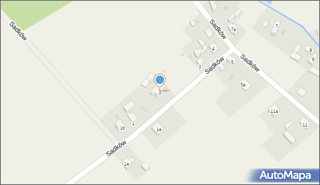 Sadków, Sadków, 2, mapa Sadków