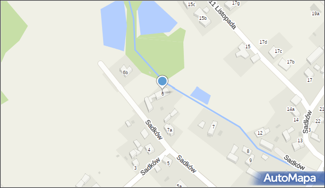 Sadków, Sadków, 6, mapa Sadków