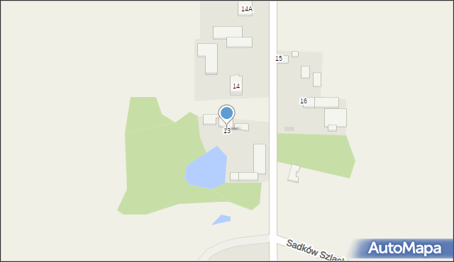 Sadków-Kolonia, Sadków-Kolonia, 13, mapa Sadków-Kolonia