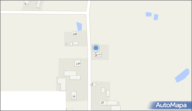 Sadków Szlachecki, Sadków Szlachecki, 14, mapa Sadków Szlachecki