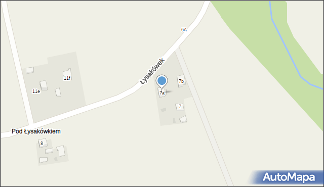 Sadkowa Góra, Sadkowa Góra, 7a, mapa Sadkowa Góra