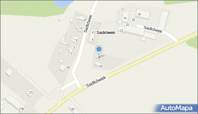 Sadkówek, Sadkówek, 2a, mapa Sadkówek