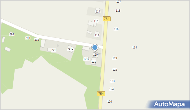 Sadkowice, Sadkowice, 120, mapa Sadkowice