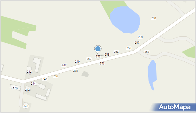 Sadkowice, Sadkowice, 252, mapa Sadkowice