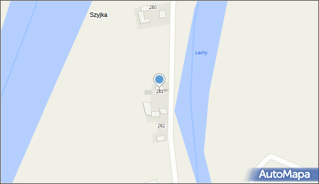 Sadkowice, Sadkowice, 281, mapa Sadkowice