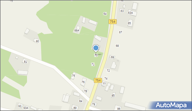 Sadkowice, Sadkowice, 70, mapa Sadkowice