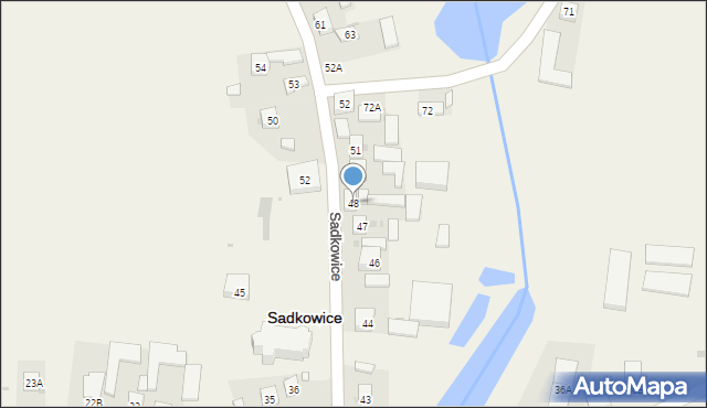 Sadkowice, Sadkowice, 48, mapa Sadkowice