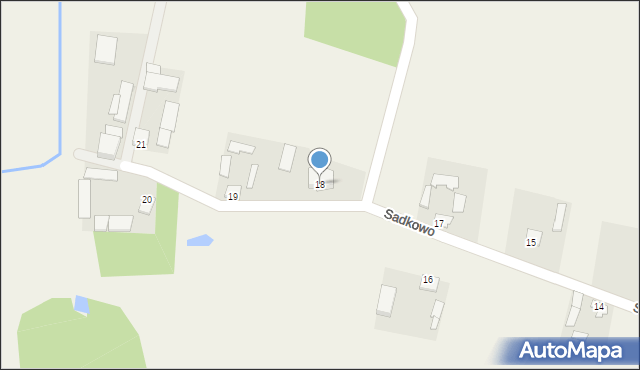 Sadkowo, Sadkowo, 18, mapa Sadkowo