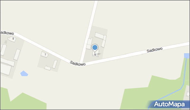 Sadkowo, Sadkowo, 6, mapa Sadkowo