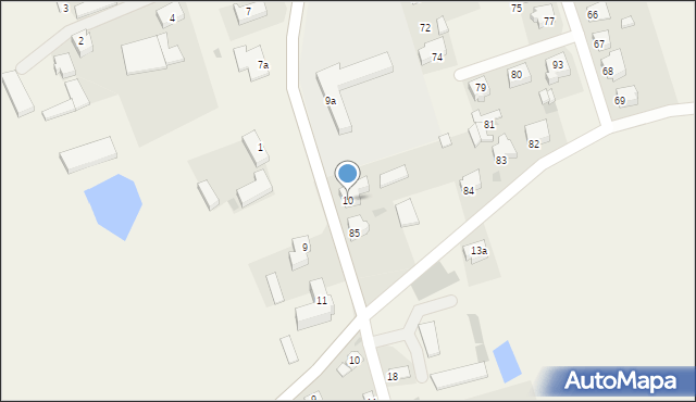Sadlno, Sadlno, 10, mapa Sadlno