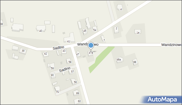 Sadlno, Sadlno, 47a, mapa Sadlno