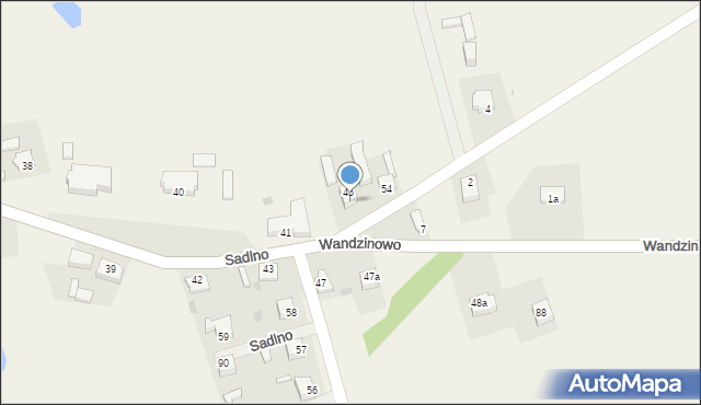 Sadlno, Sadlno, 48, mapa Sadlno