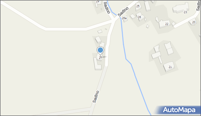 Sadlno, Sadlno, 30, mapa Sadlno
