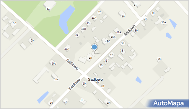 Sadłowo, Sadłowo, 48B, mapa Sadłowo