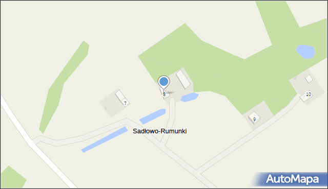 Sadłowo-Rumunki, Sadłowo-Rumunki, 8, mapa Sadłowo-Rumunki