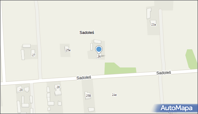 Sadoleś, Sadoleś, 25, mapa Sadoleś