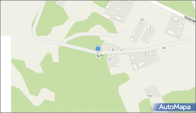 Sadoleś, Sadoleś, 5A, mapa Sadoleś