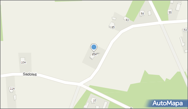 Sadoleś, Sadoleś, 85A, mapa Sadoleś