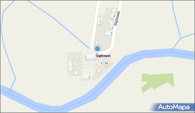 Sądowel, Sądowel, 2, mapa Sądowel