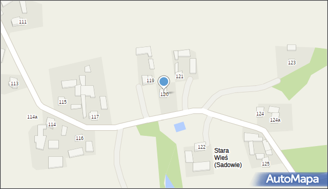Sadowie, Sadowie, 120, mapa Sadowie