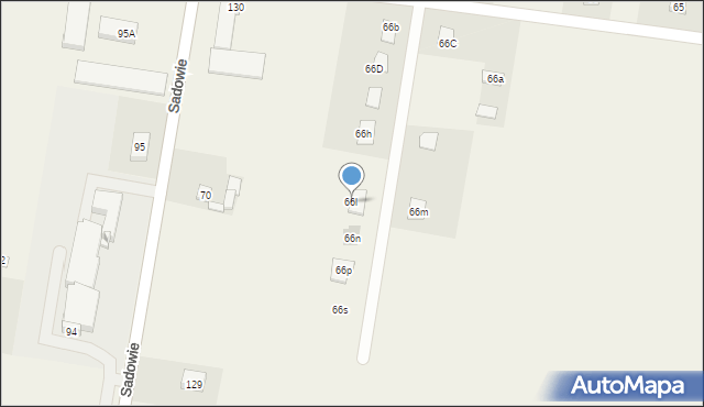 Sadowie, Sadowie, 66l, mapa Sadowie