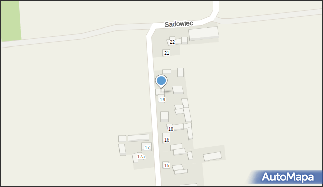 Sadowiec, Sadowiec, 20, mapa Sadowiec